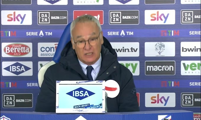 Ranieri: "L'espulsione? L'arbitro si è sentito offeso"