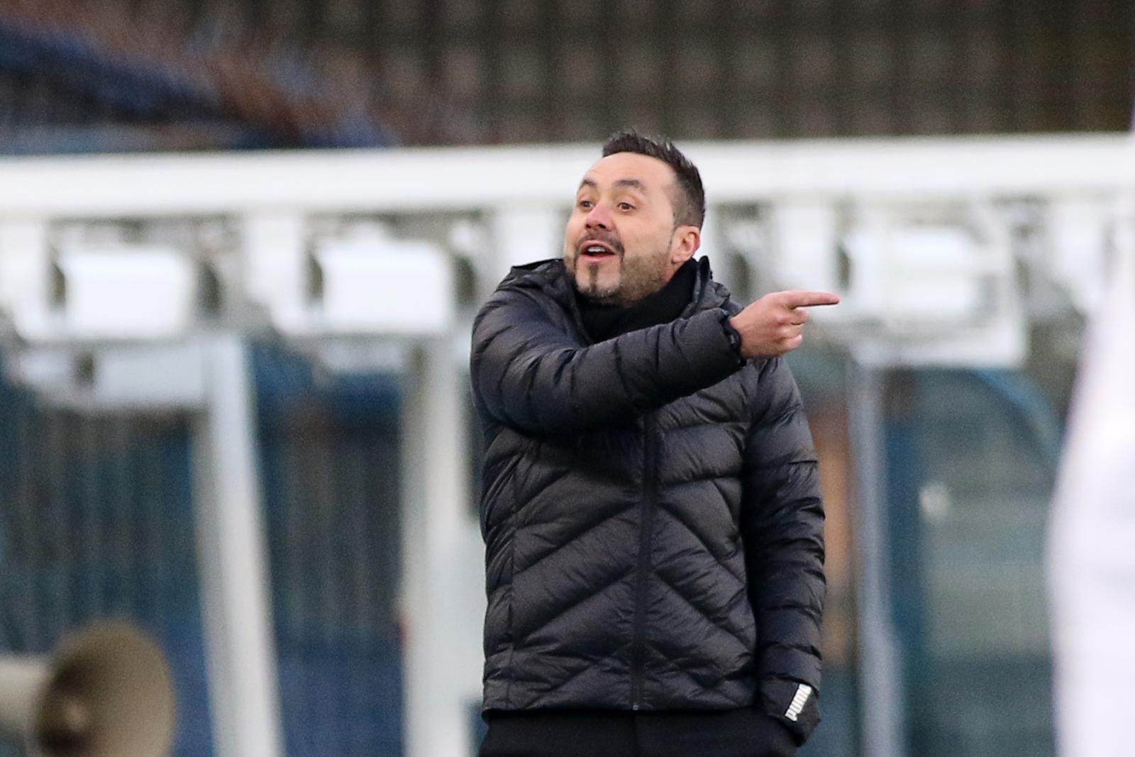 Sassuolo, De Zerbi: “Il primo posto? Per noi non cambia nulla“