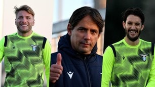 Lazio pronta per lo Zenit: quanti sorrisi a Formello!