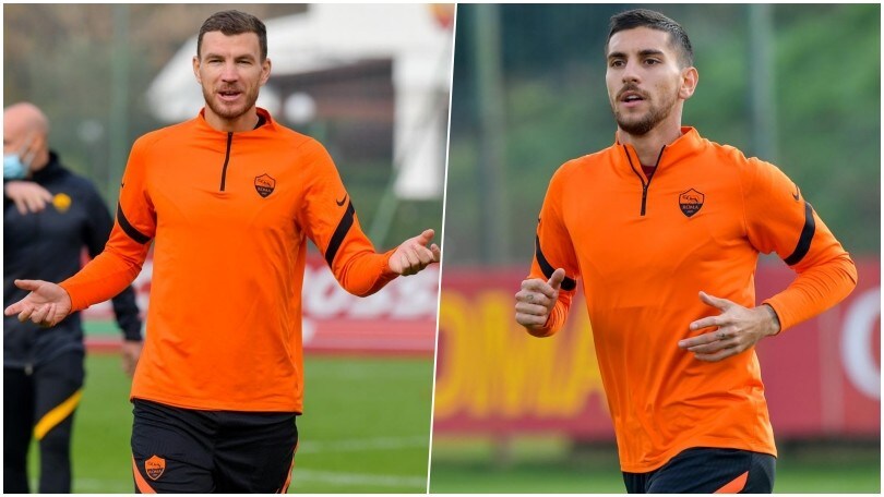 La Roma verso Cluj: Dzeko e Pellegrini vogliono riprendersi il posto