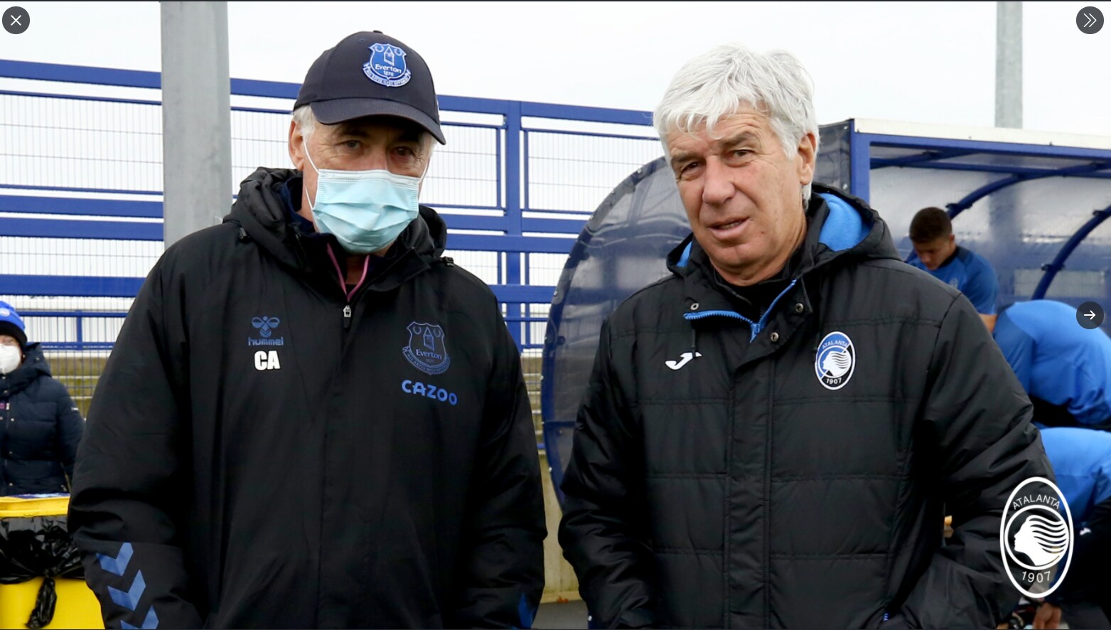 Atalanta, che sorpresa: arriva Ancelotti durante la rifinitura