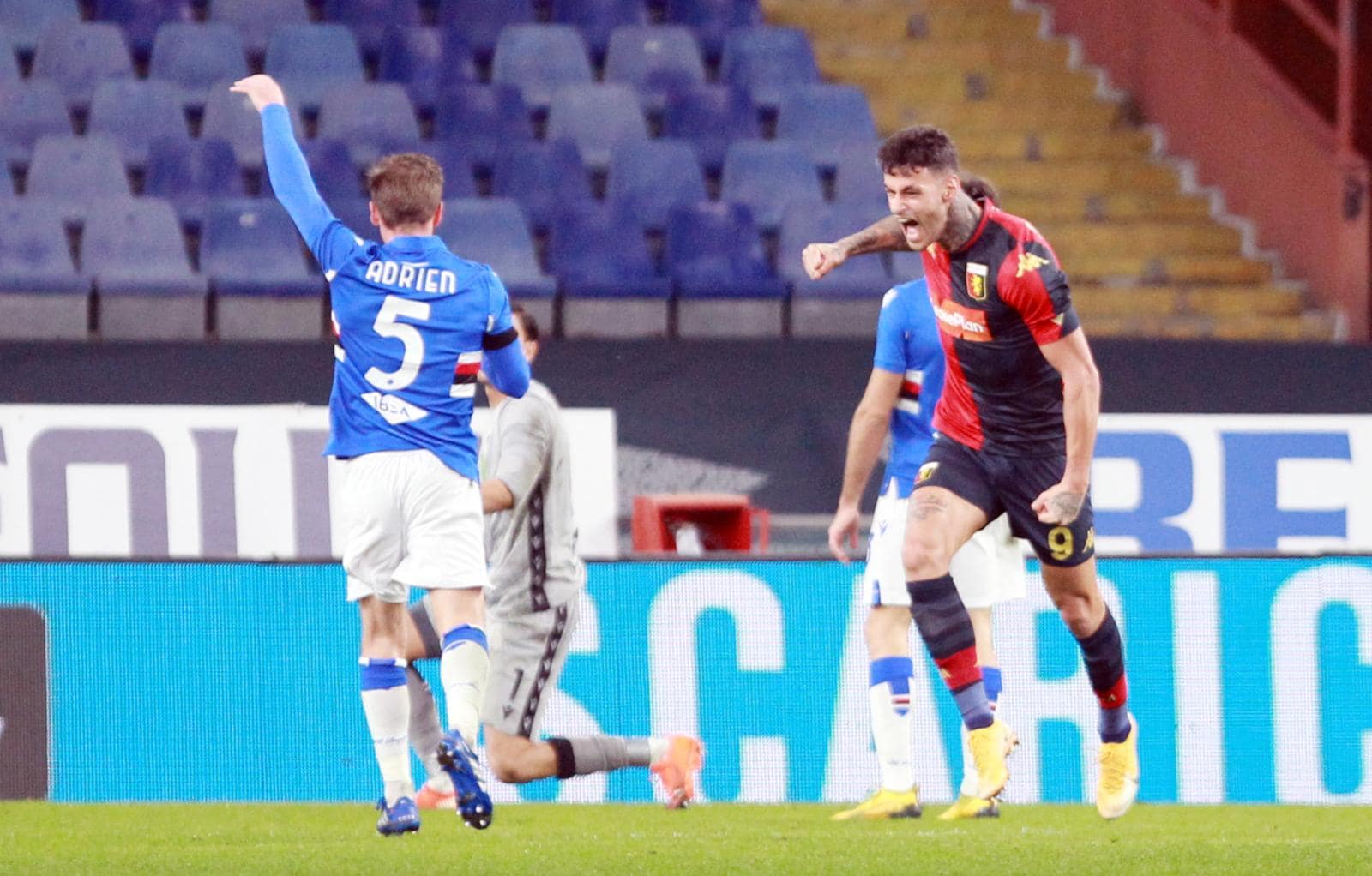 Sampdoria-Genoa 1-3 con doppietta di Scamacca. Agli ottavi c'è la Juve