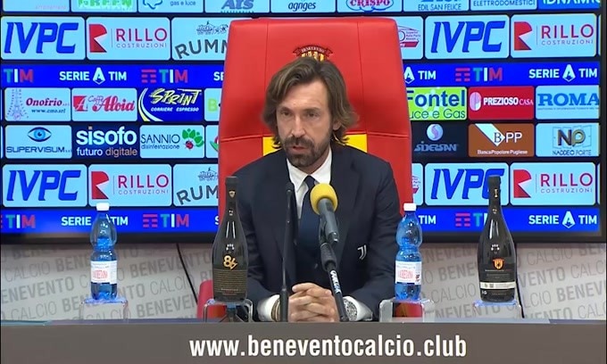 Pirlo: "A Benevento devi vincere anche senza CR7"