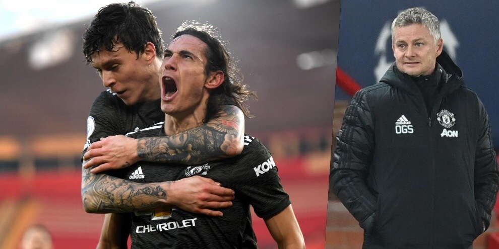Cavani e il problema con le scarpe. Solskjaer: “Deve essere sempre pronto“