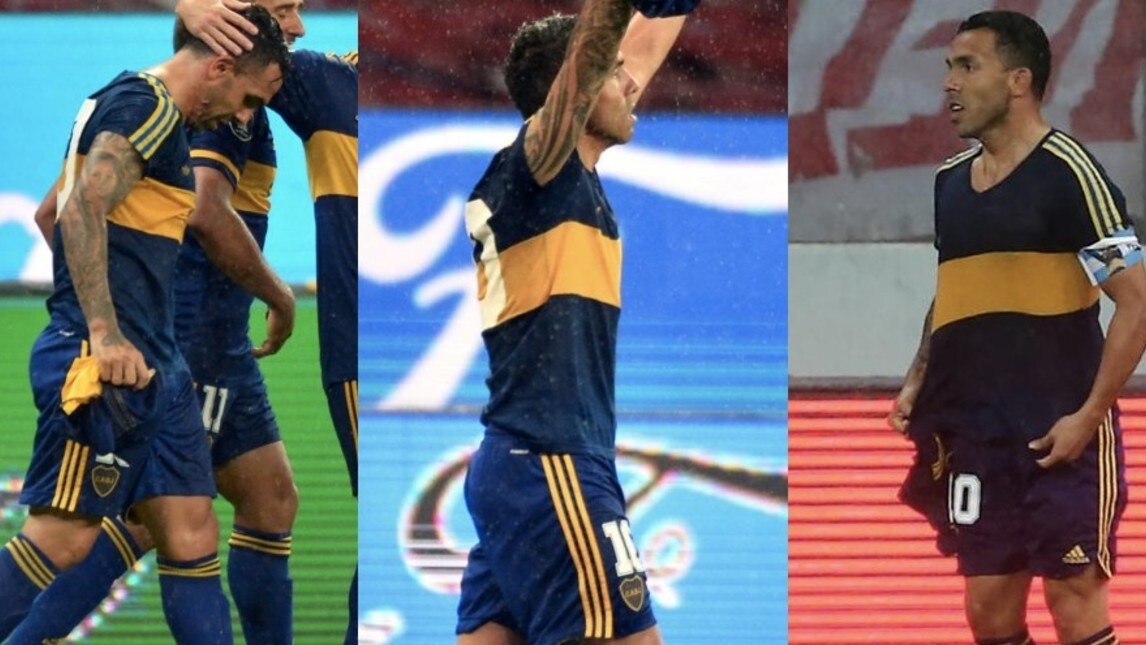 Tevez segna e indossa la maglia che fu di Maradona