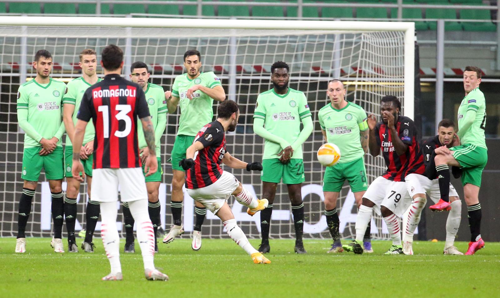 Milan, Calhanoglu re delle punizioni: è secondo solo a Messi