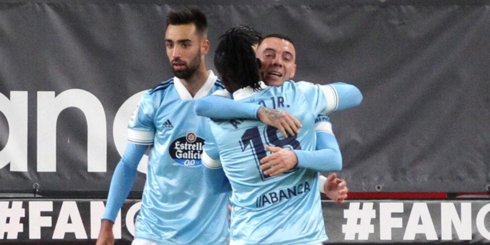 Liga, 2-0 del Celta Vigo al al San Mamés firmato Hugo Mallo e Aspas
