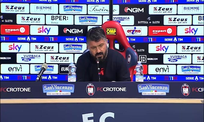 Gattuso: "Miglior difesa della Serie A..senza quei 3 gol a tavolino"