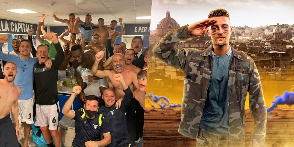 Lazio, l’esultanza è social! Milinkovic: “Missione compiuta!”