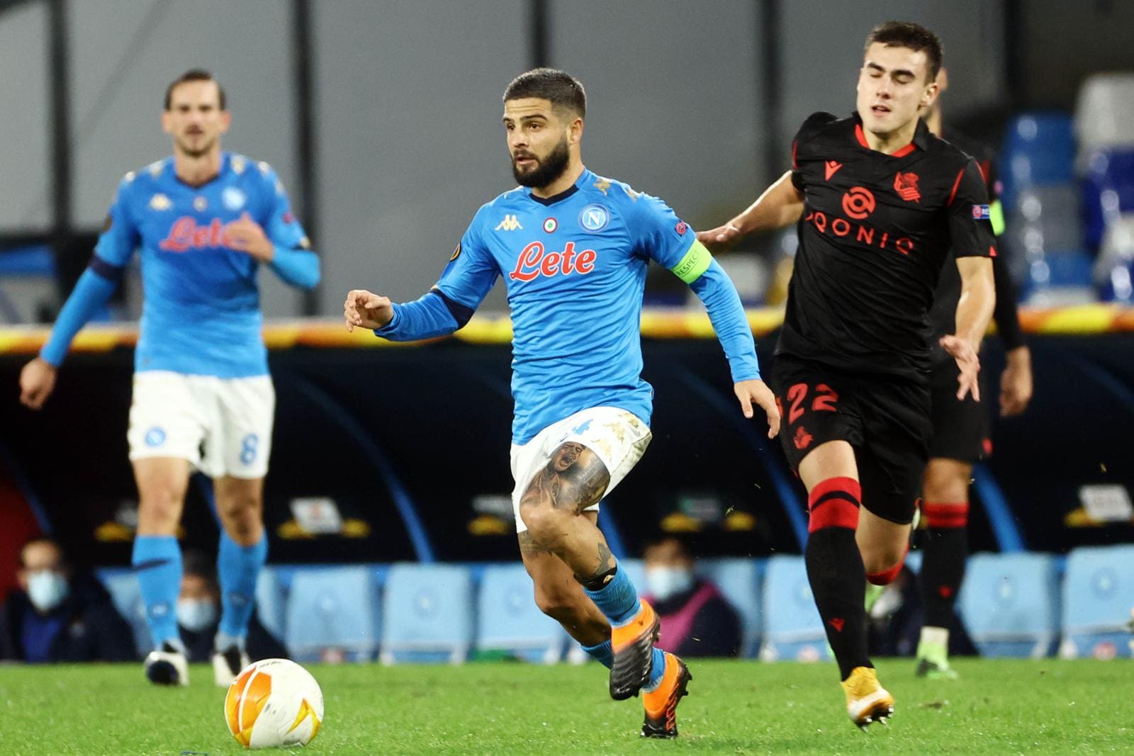 Napoli, Insigne vede Careca nello stadio di Maradona
