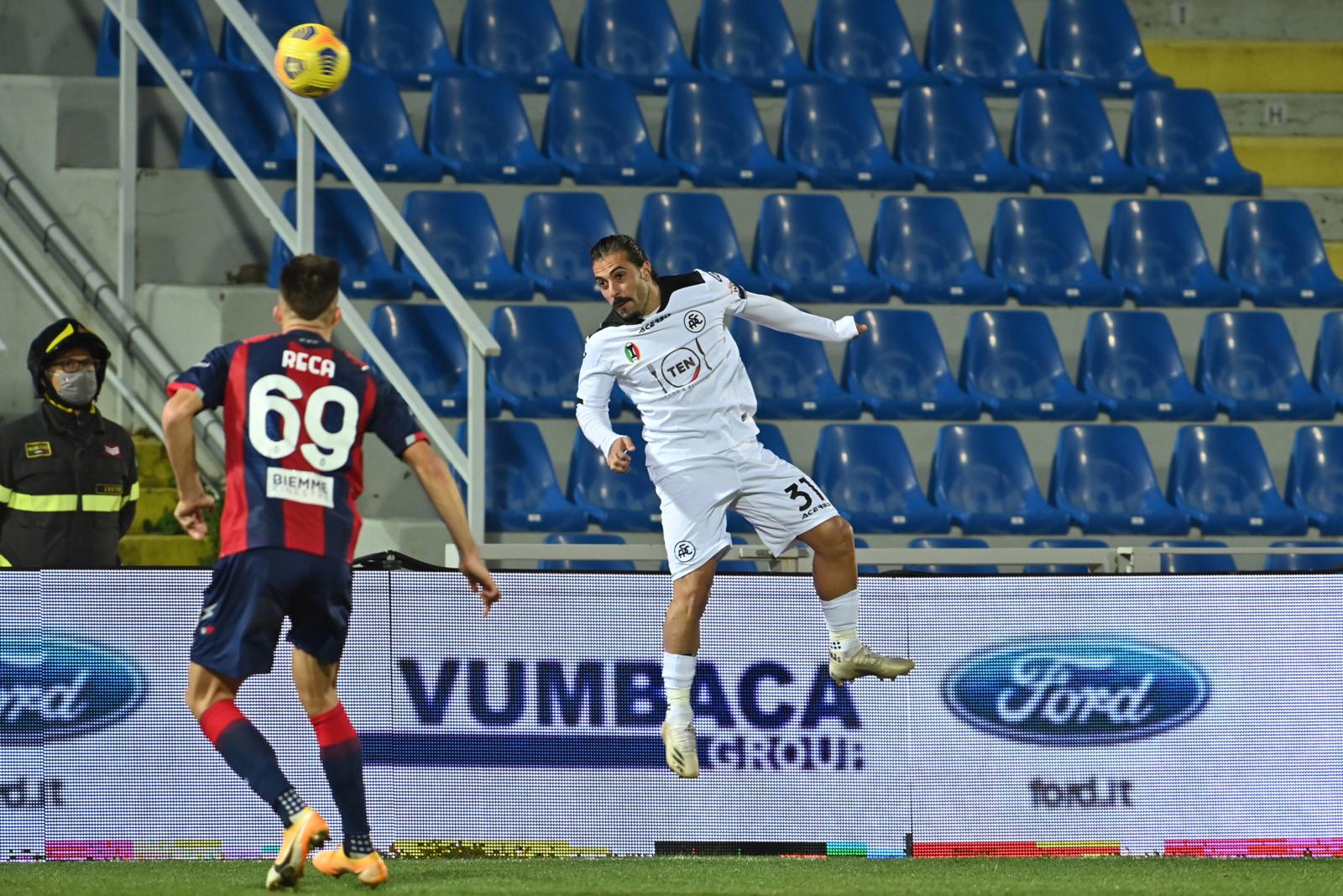 Spezia, Verde stop in allenamento: da valutare
