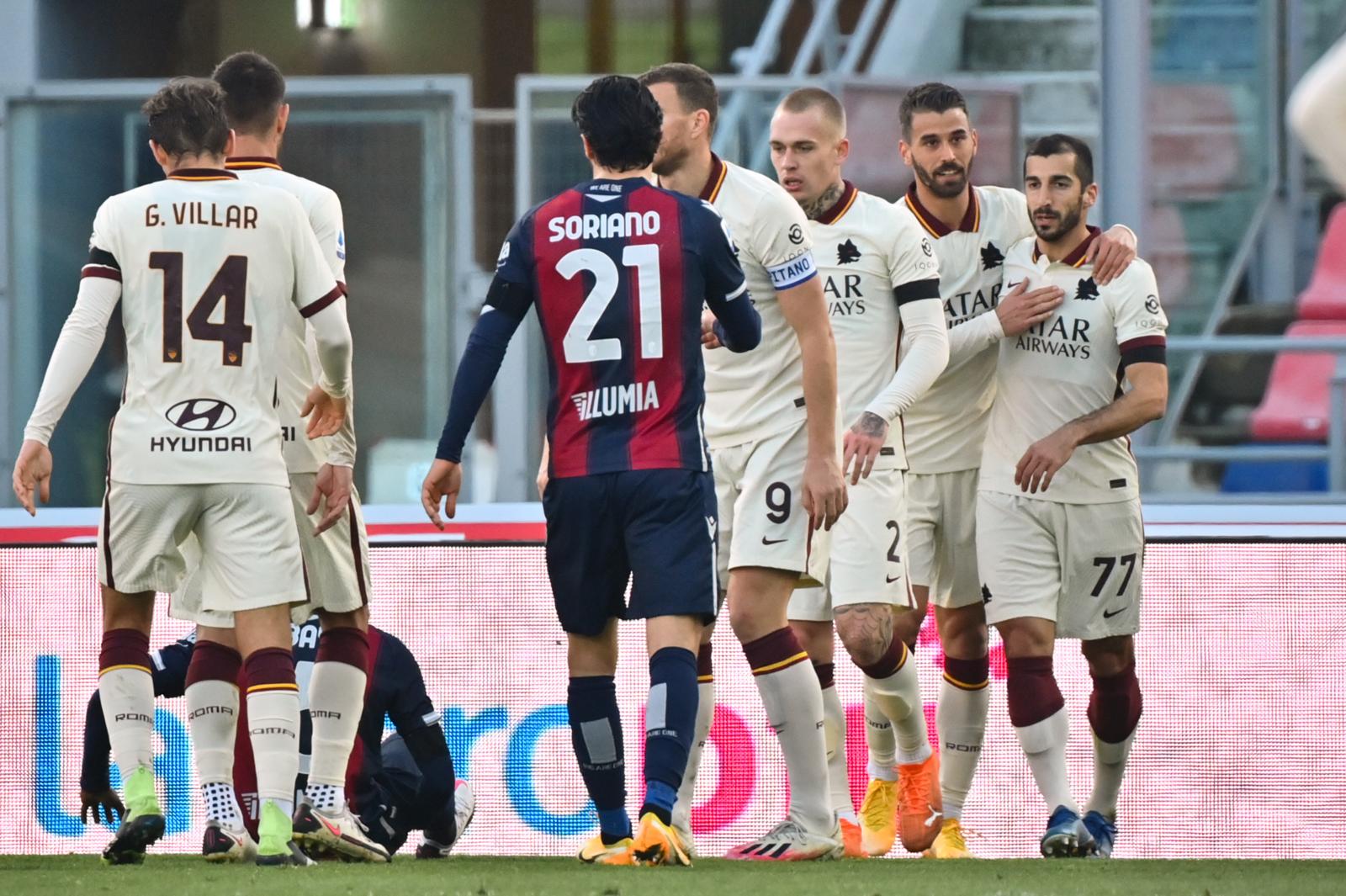 Roma, terza cinquina come Bayern e Tottenham. Mkhitaryan raggiunge 150 gol