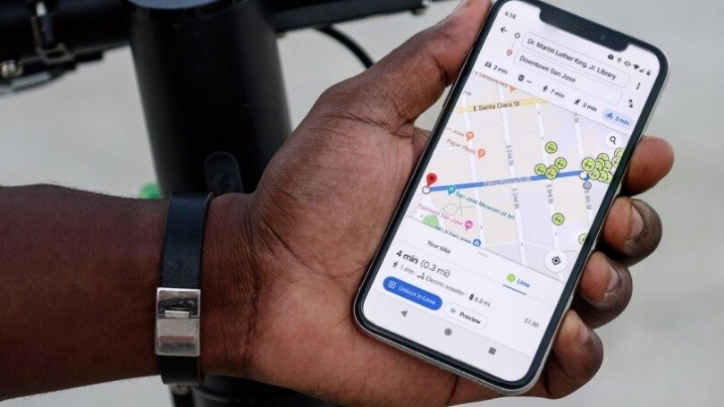 Google Maps: l'app si aggiorna, arrivano i percorsi ciclabili