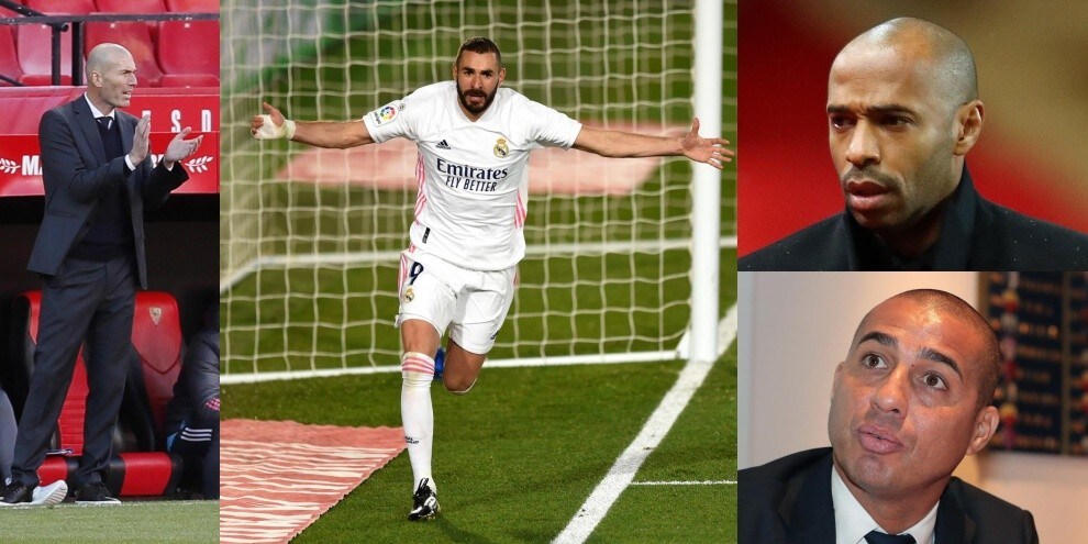 Zidane, “dimentica“ Henry e Trezeguet: “Benzema miglior attaccante francese di sempre”