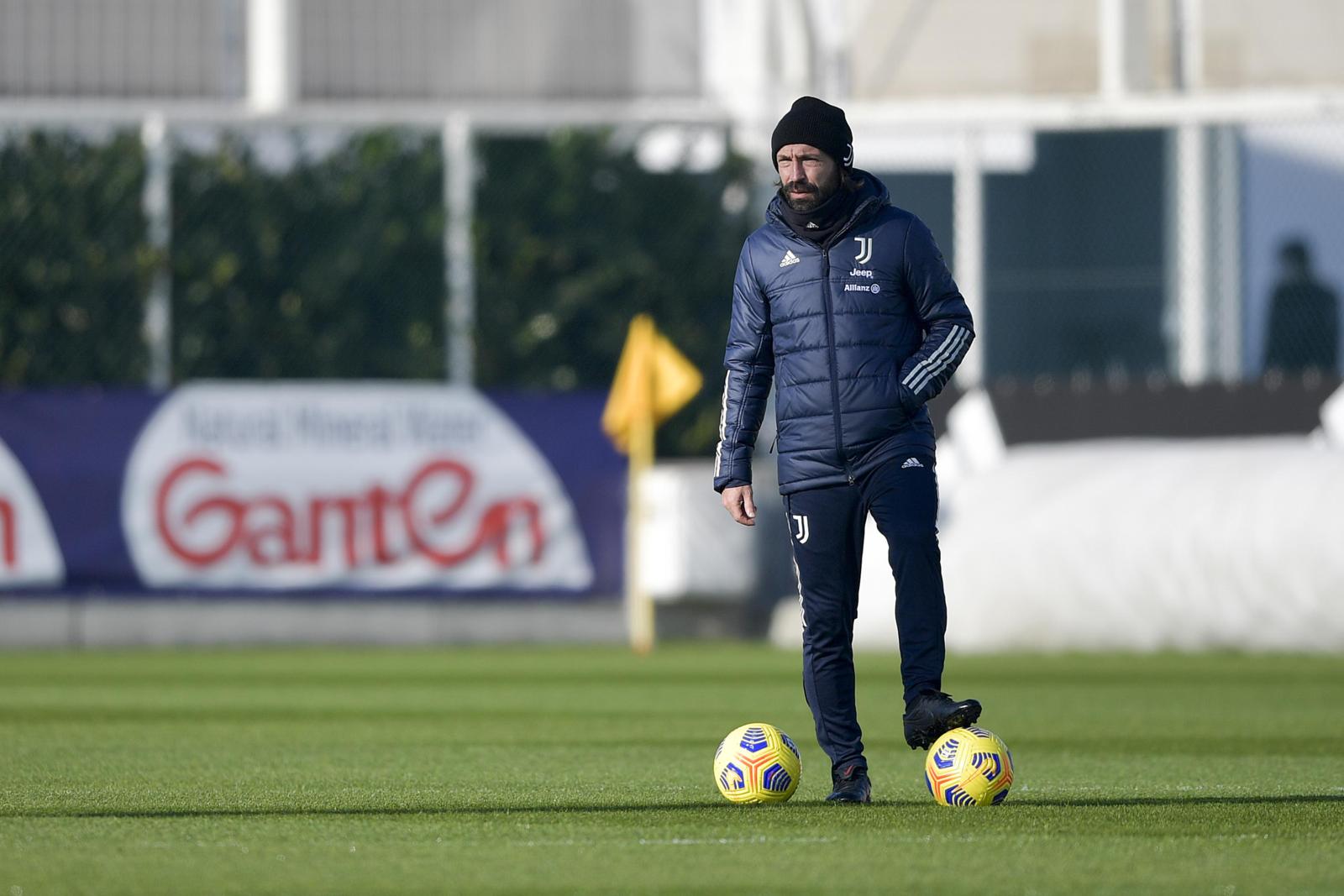 Juve, primo dell'anno in campo: Pirlo prepara la sfida all'Udinese
