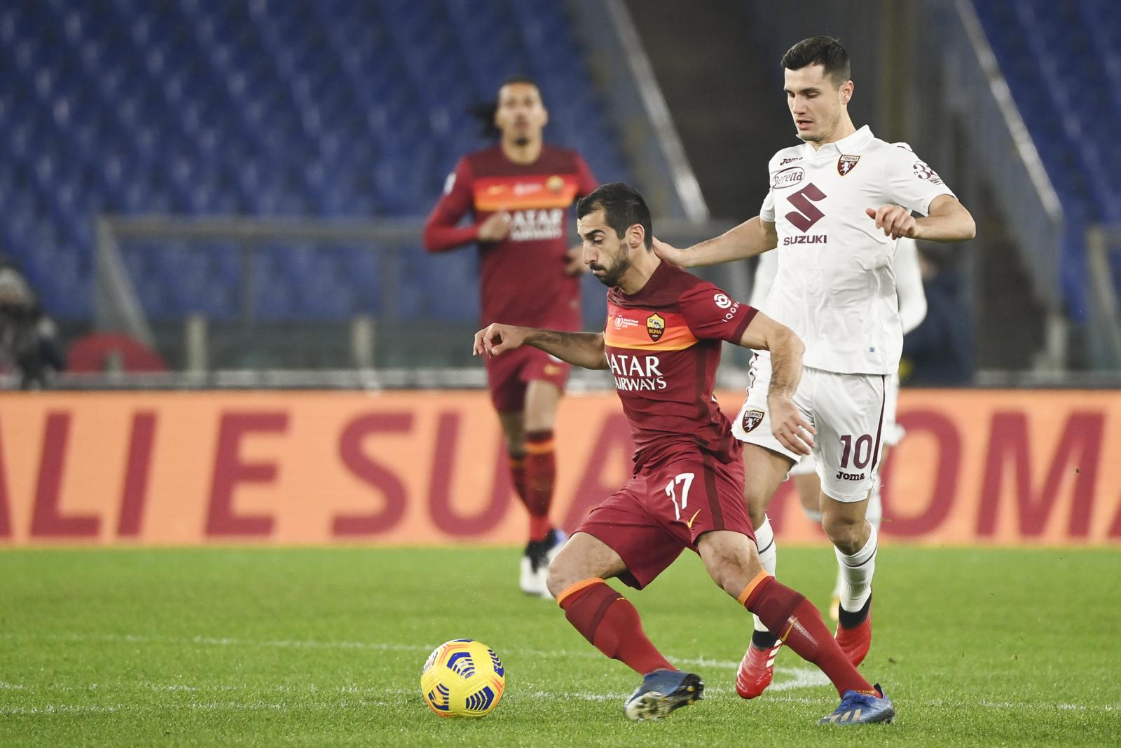 Roma-Torino 3-1, il tabellino