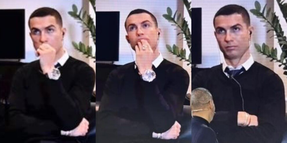 Cristiano Ronaldo snobba i Fifa Award 2020: la sua espressione diventa virale