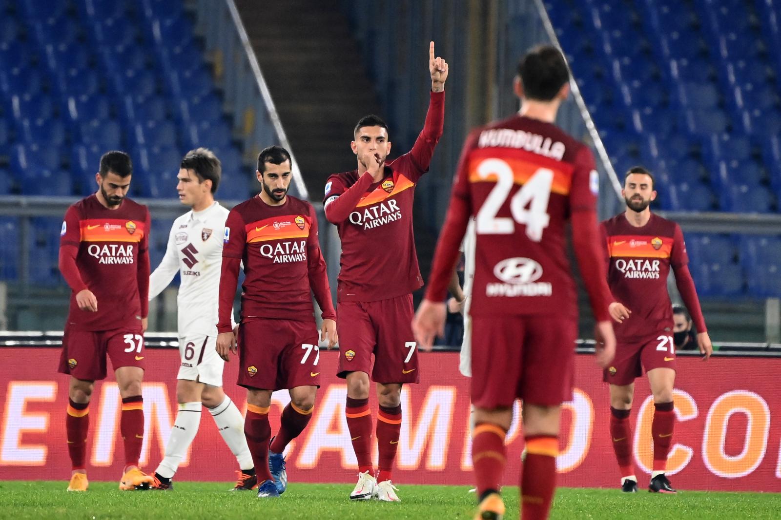 Roma-Torino 3-1: Fonseca aggancia la Juve al terzo posto