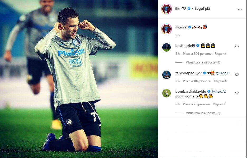Ilicic e il Papu Gomez, è giallo social