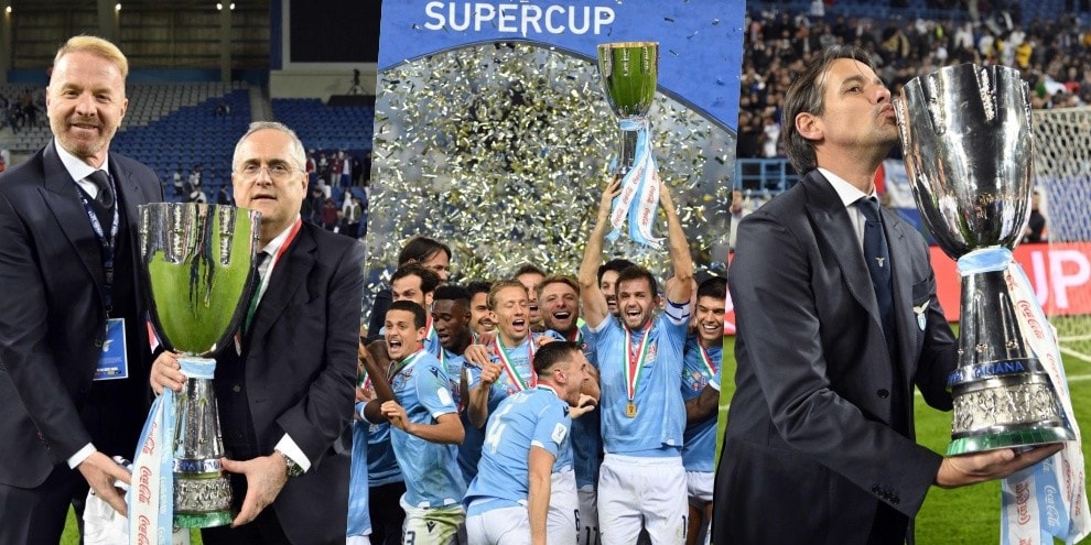 Lazio, che festa! Un anno fa il trionfo in Supercoppa