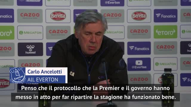 Ancelotti: "Variante del virus? Piena fiducia nelle autorità"