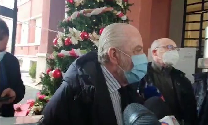 De Laurentiis: "Gattuso soffre per un problema all'occhio"
