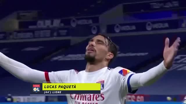 Lione schiacciasassi: 3-0 Nantes in 40 minuti. E segna anche Paquetà