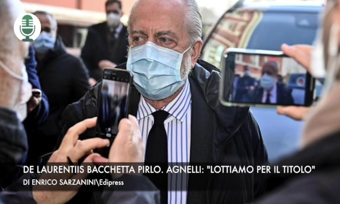 Guarda il videoDe Laurentiis, stoccata a Pirlo. Agnelli: “Lottiamo per lo scudetto” 224228194 eee7d691 b398 4900 a17e a90371938ab6 - De Laurentiis, stoccata a Pirlo. Agnelli: “Lottiamo per lo scudetto” VIDEO