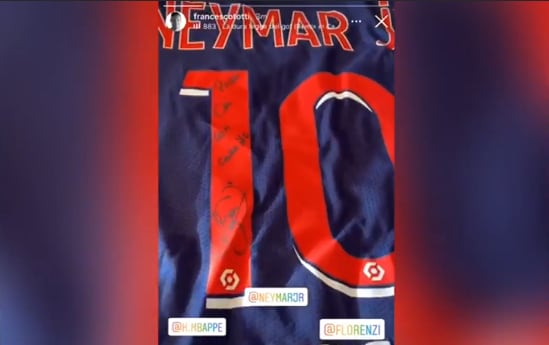 Neymar e Mbappè, ecco cosa hanno regalato a Totti