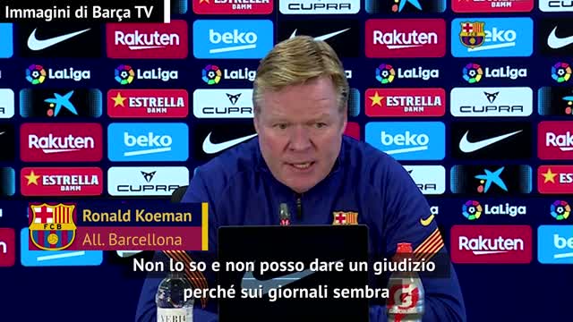 Koeman: "Messi al PSG con Pochettino? Non credo"