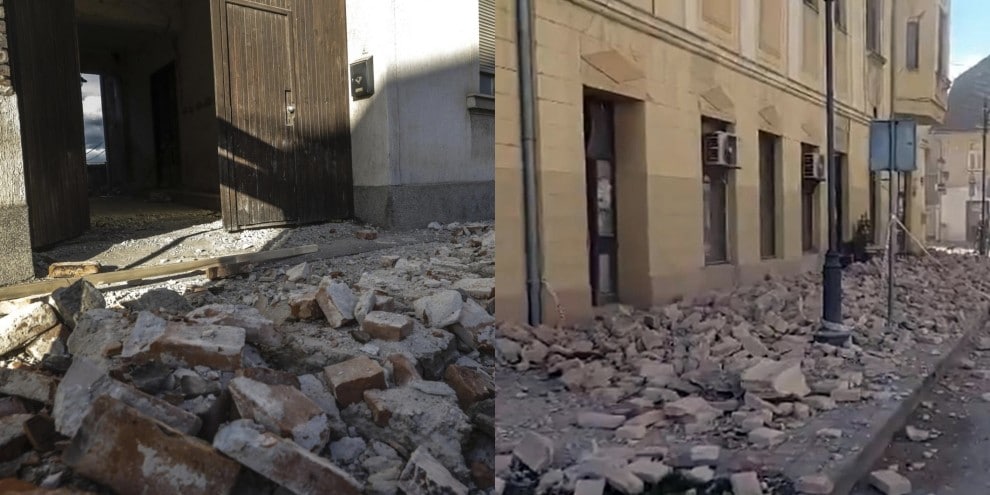Terremoto Croazia, le foto sono devastanti