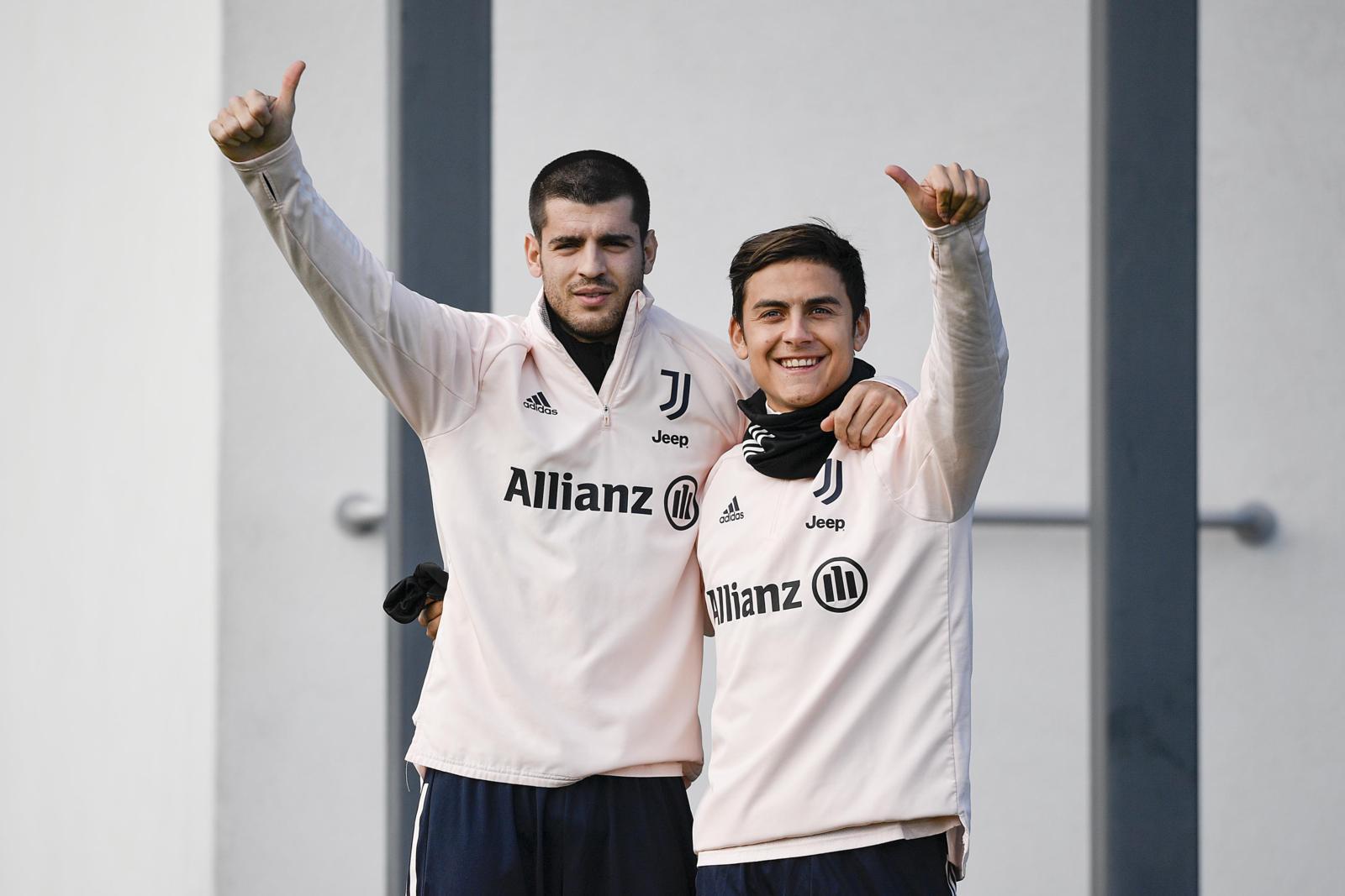 Juve, Allegri al lavoro: Dybala e Morata per ricominciare