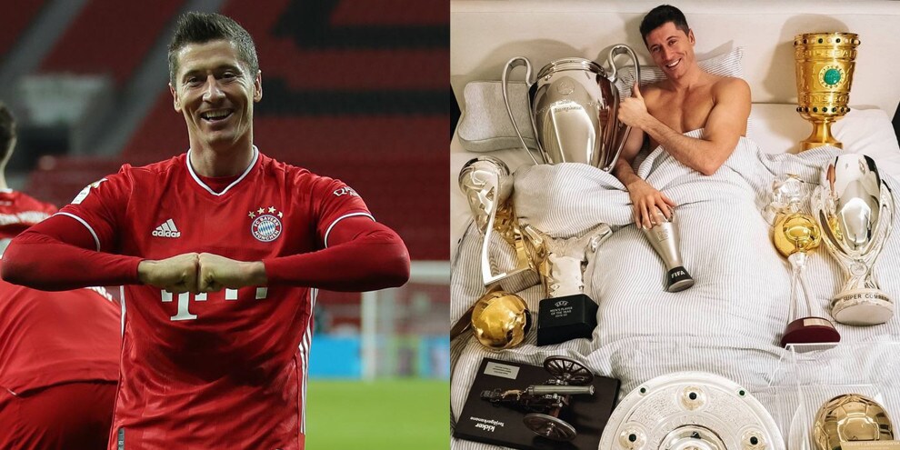 Lewandowski, 2020 fantastico: tutti i titoli conquistati sul letto!