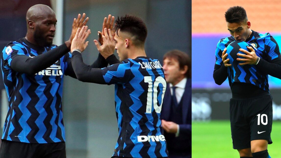 Lautaro Martinez, super tripletta: l'Inter stende il Crotone 6-2