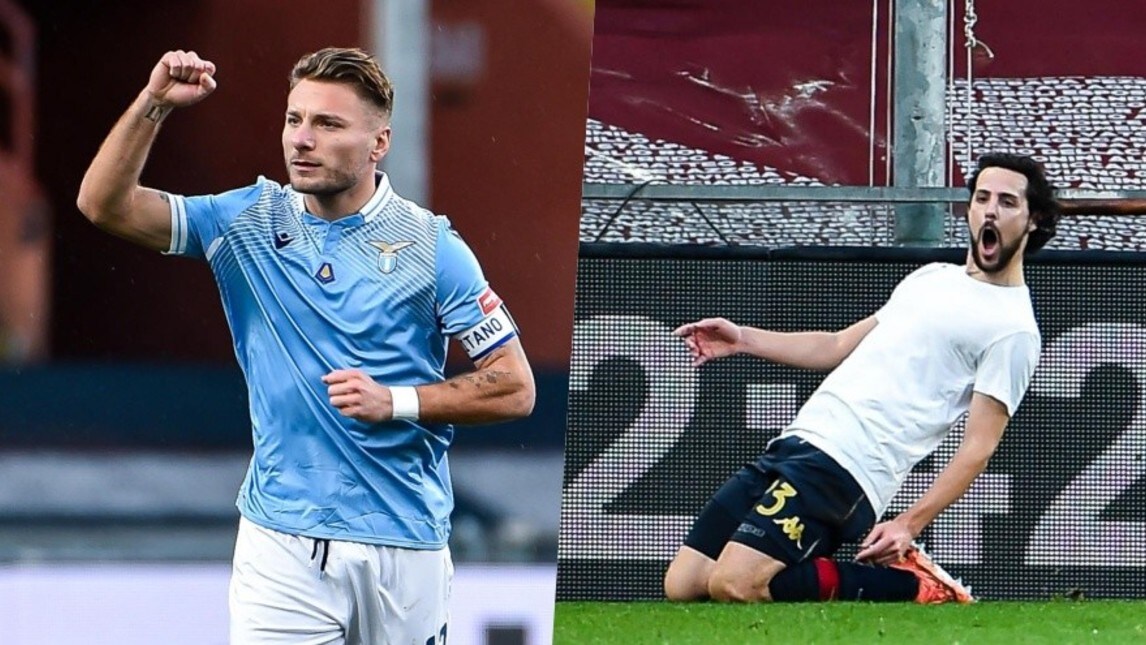 Lazio, Immobile gol non basta con il Genoa: Destro fa 1-1