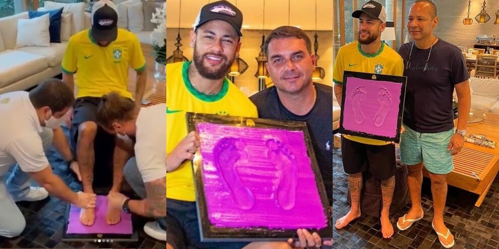 Neymar entra nella Walk of Fame del Maracanã