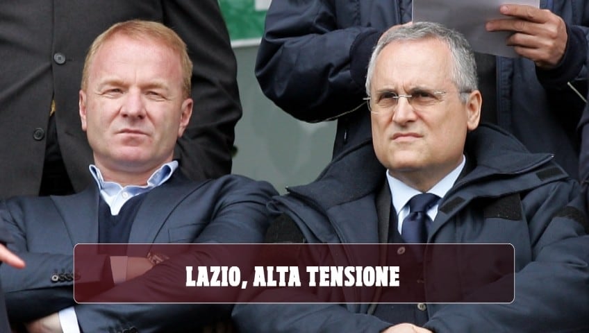 Lazio, alta tensione: Lotito e Tare divisi