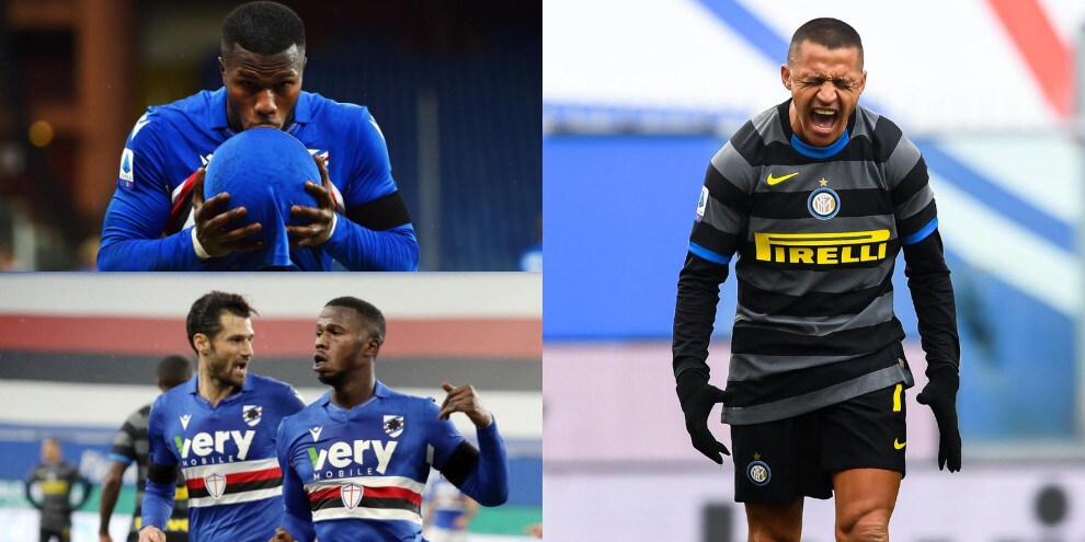 Gli ex Candreva e Keita condannano Conte. La Samp batte l'Inter