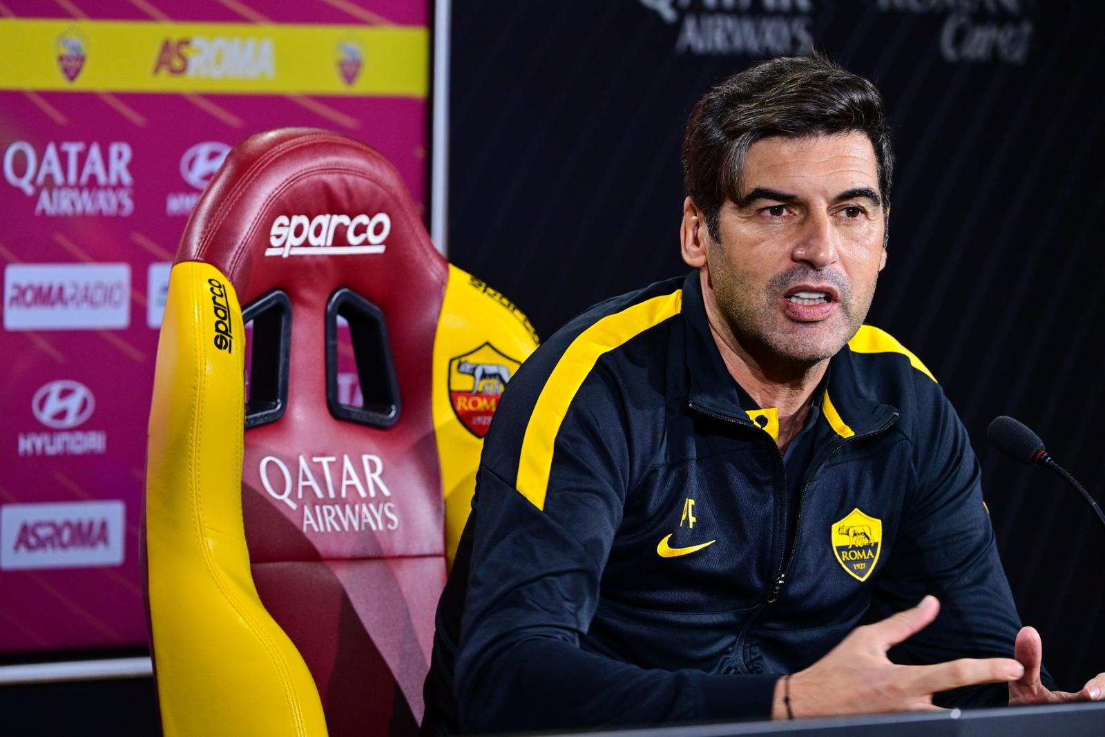 Fonseca: “Roma pronta per l'Inter, non possiamo sbagliare. Spinazzola ok, out Mirante“