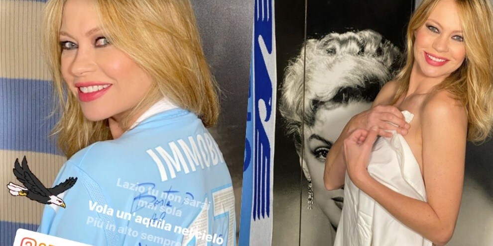 Lazio, gli auguri speciali di Anna Falchi