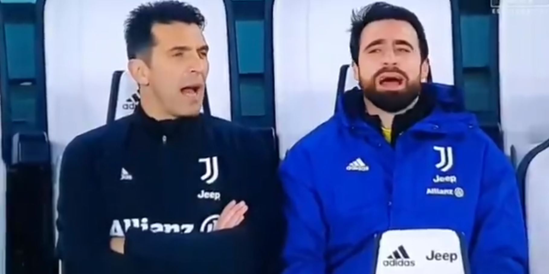 Juve, Buffon e Pinsoglio versione Sanremo: ballano e cantano l'inno così