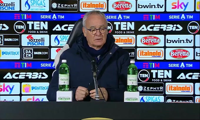 Ranieri: Rigore? Non mi è sembrata una grande spinta"