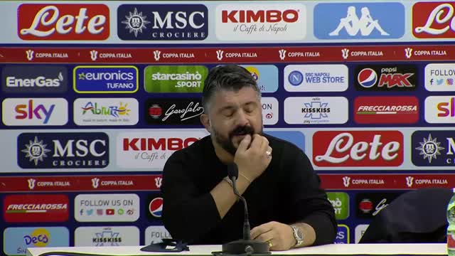 Gattuso: "Napoli, che fatica contro l'Empoli"