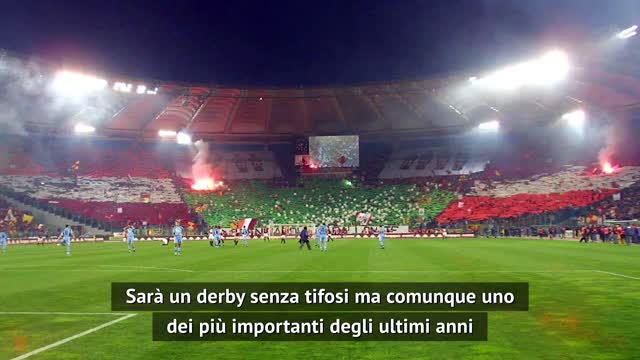 Lazio-Roma, derby in piazza... di Spagna