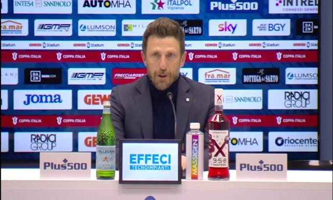 Di Francesco: "Nel primo tempo siamo stati timidi"