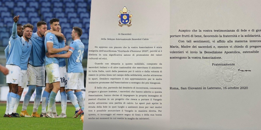 Lazio e Nazionale dei sacerdoti, ecco il gemellaggio