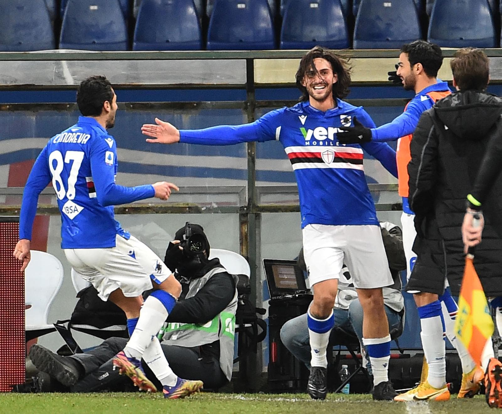 Samp-Udinese 2-1: Candreva e Torregrossa rimontano De Paul
