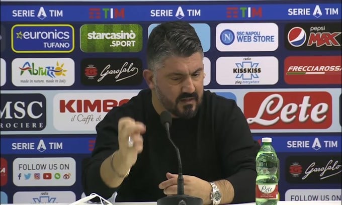 Gattuso: "Con la Juve non partiamo battuti"