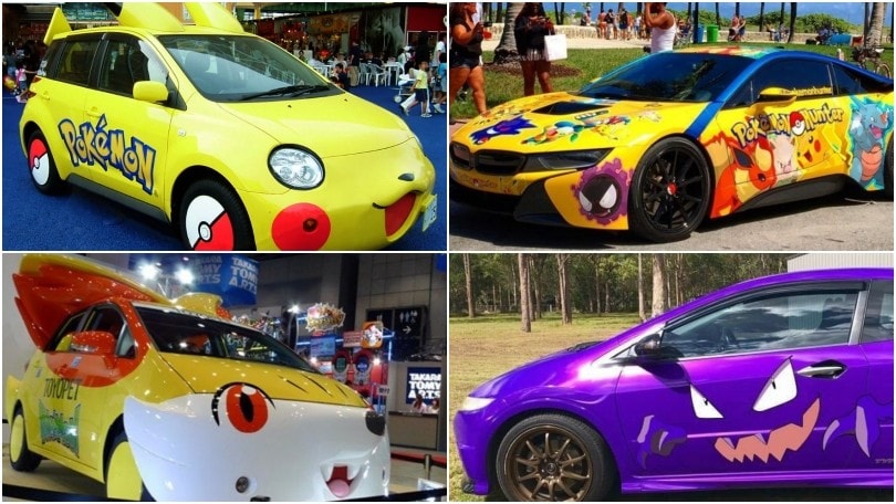 Le auto dei Pokemon: i modelli più strani