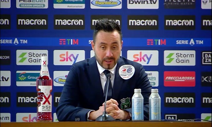 De Zerbi: "La Lazio sta bene ed è forte"